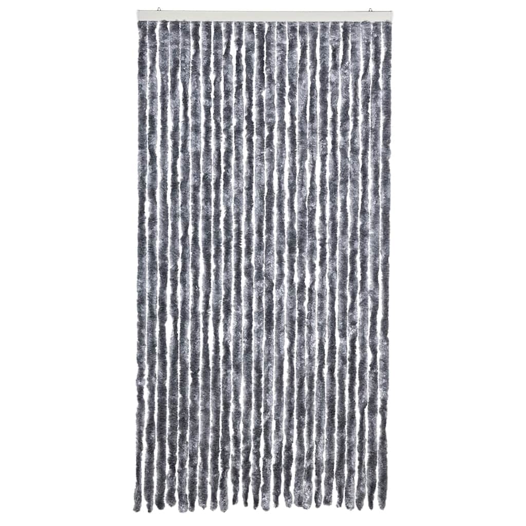 vidaXL Insect Curtain Silver 100x220 cm Chenille 3