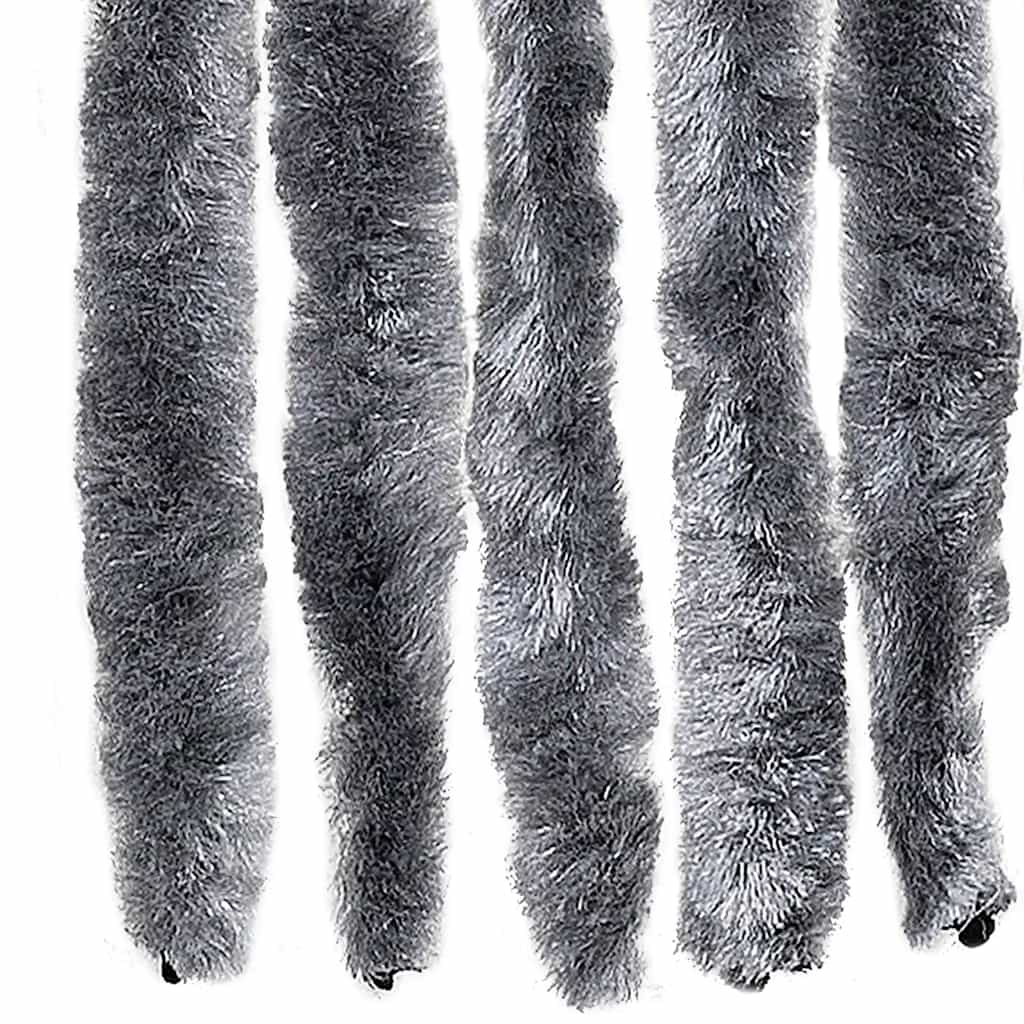 vidaXL Insect Curtain Silver 100x220 cm Chenille 5