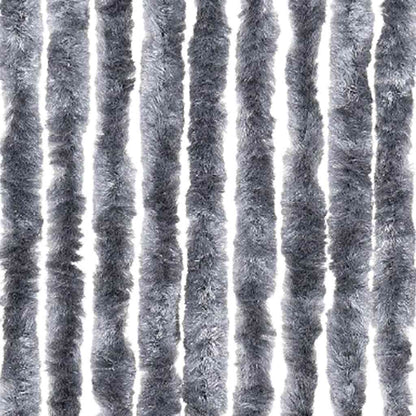 vidaXL Insect Curtain Silver 100x220 cm Chenille 6
