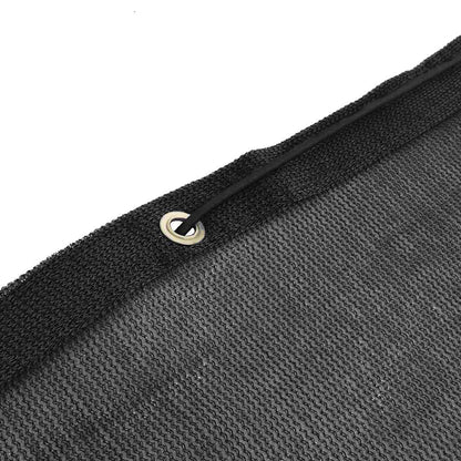 145001 vidaXL Container Net HDPE 3,5x6 m Black 3