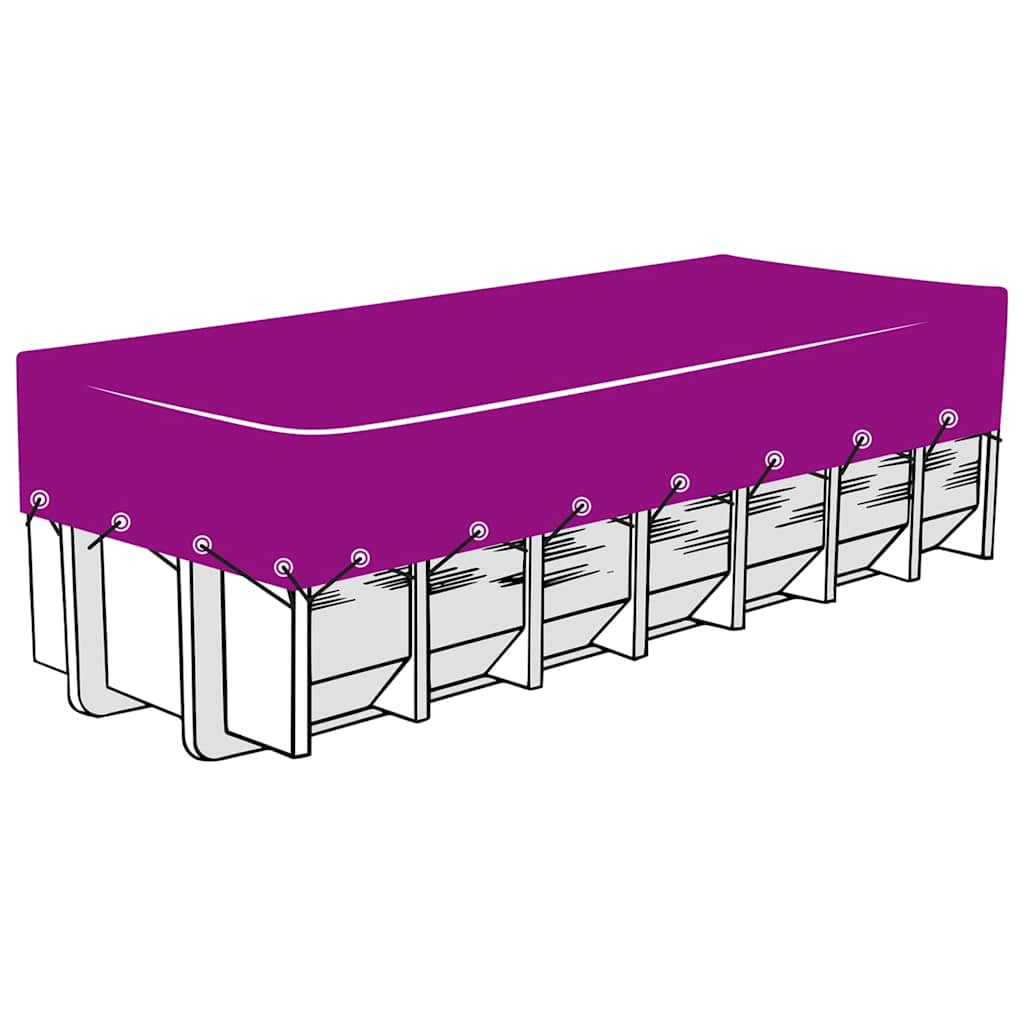 vidaXL Container Net HDPE 3.5x7 m Black 3