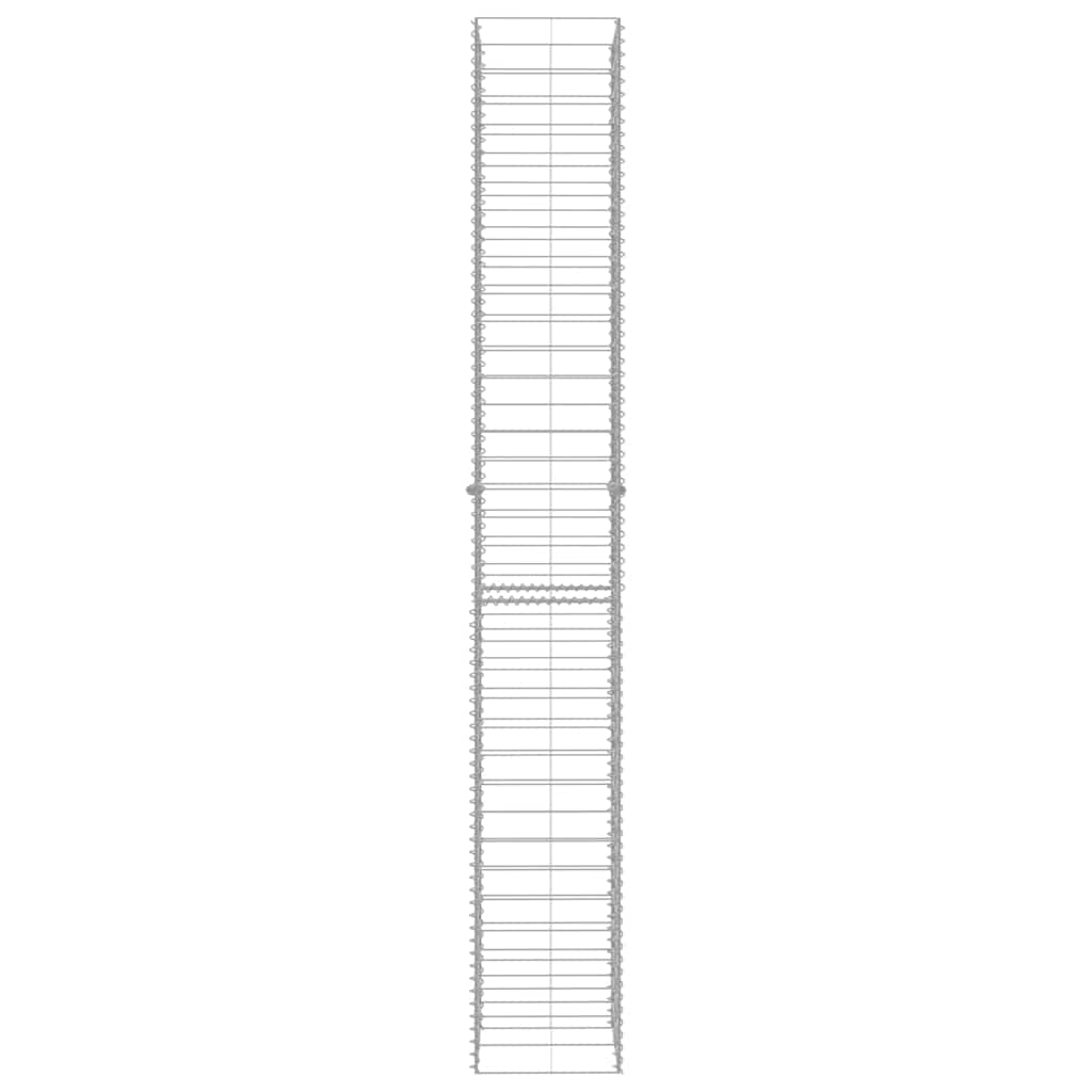 Gabion Baskets 3 pcs Galvanised Steel