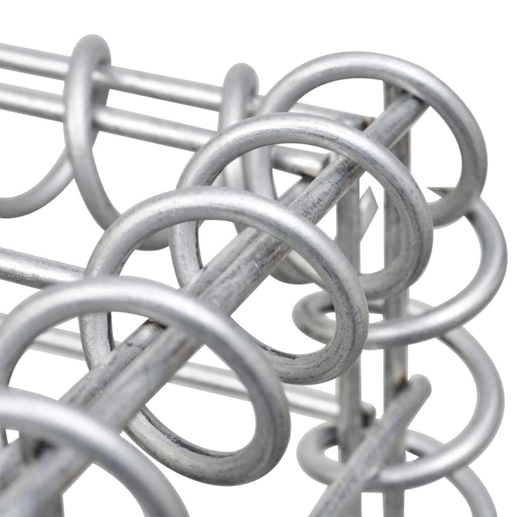 Gabion Baskets 3 pcs Galvanised Steel