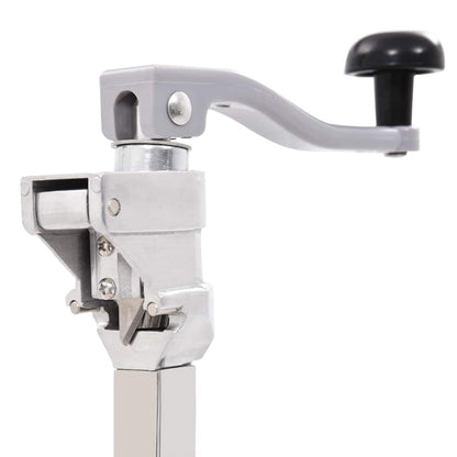 vidaXL Canned Food Can Opener Silver 70cm Aluminum and Stainless Steel 6