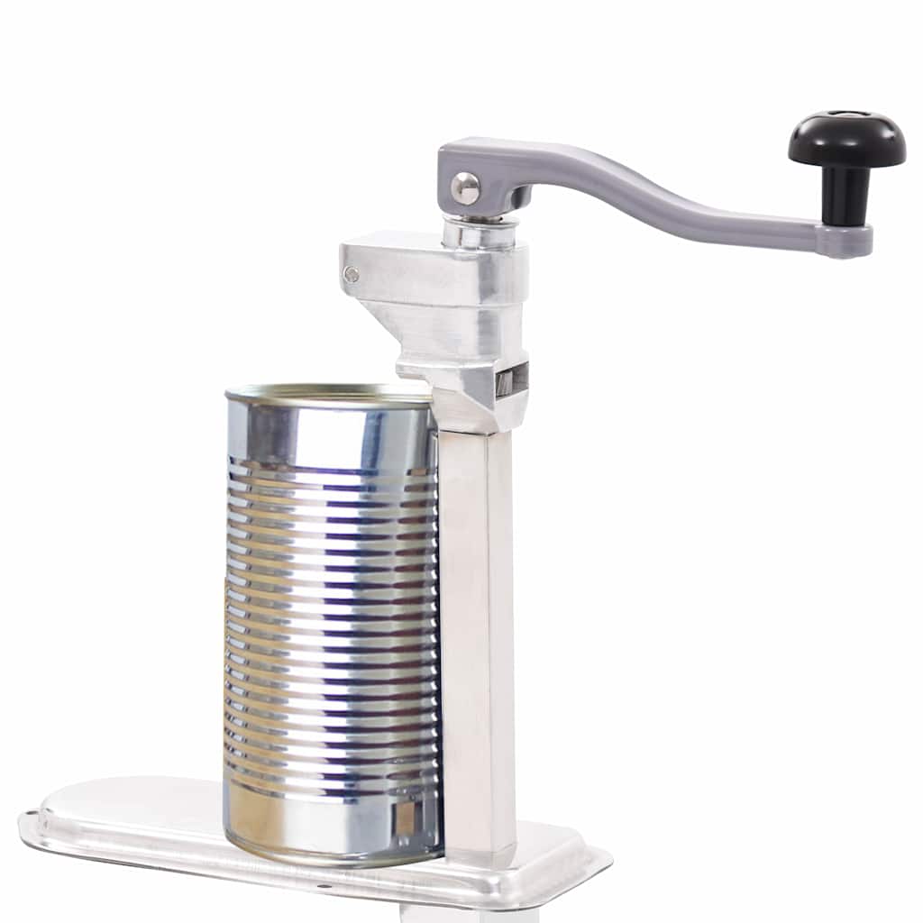 vidaXL Canned Food Can Opener Silver 70cm Aluminum and Stainless Steel 1