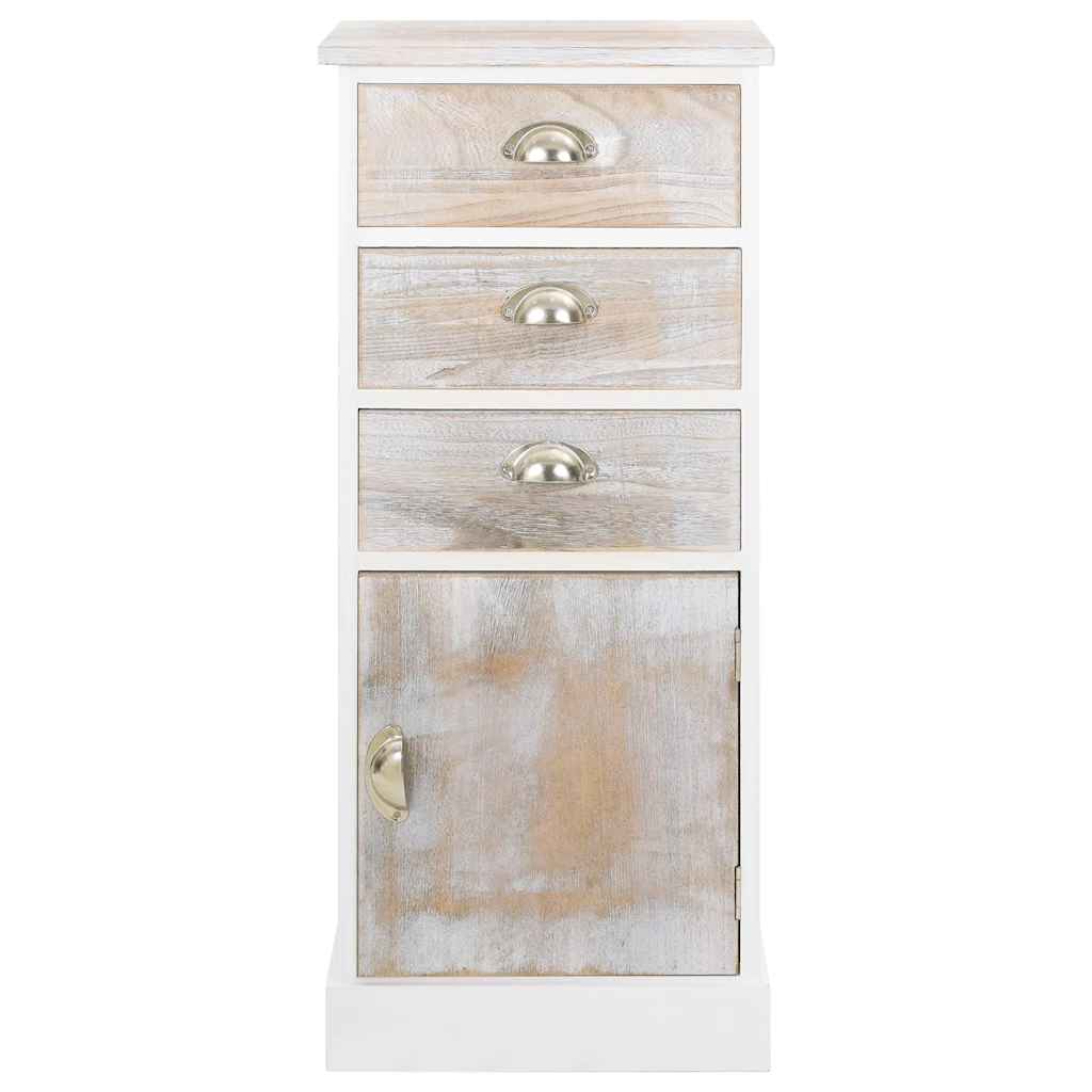 vidaXL Side Cabinet 38x28x86 cm Paulownia Wood 3