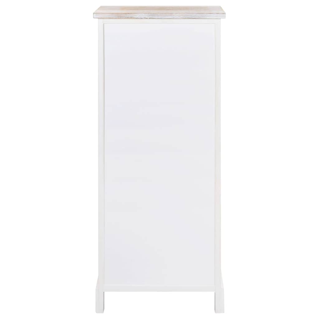 vidaXL Side Cabinet 38x28x86 cm Paulownia Wood 4