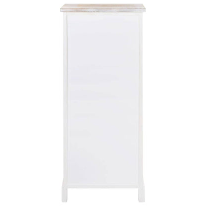 vidaXL Side Cabinet 38x28x86 cm Paulownia Wood 4