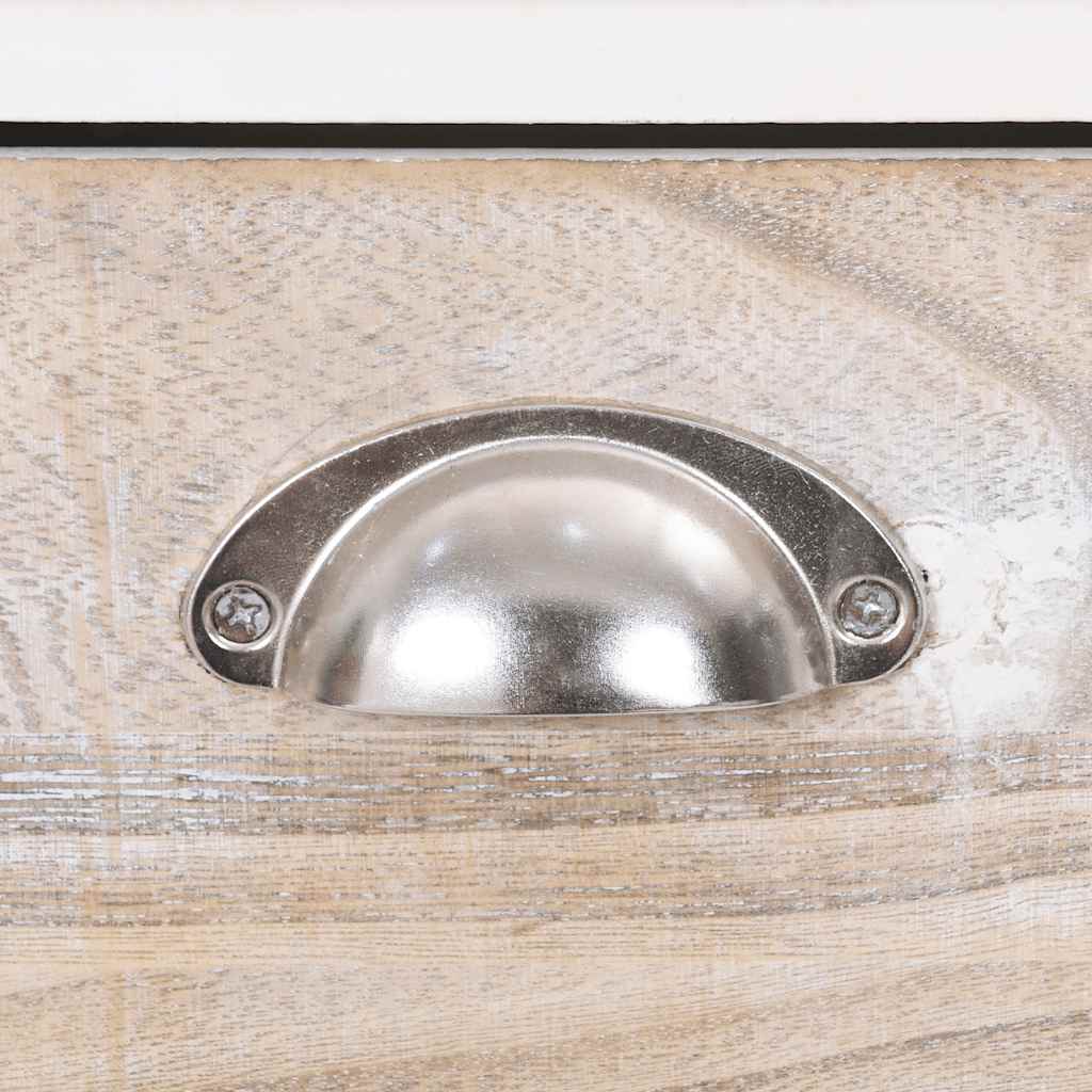 vidaXL Side Cabinet 38x28x86 cm Paulownia Wood 5