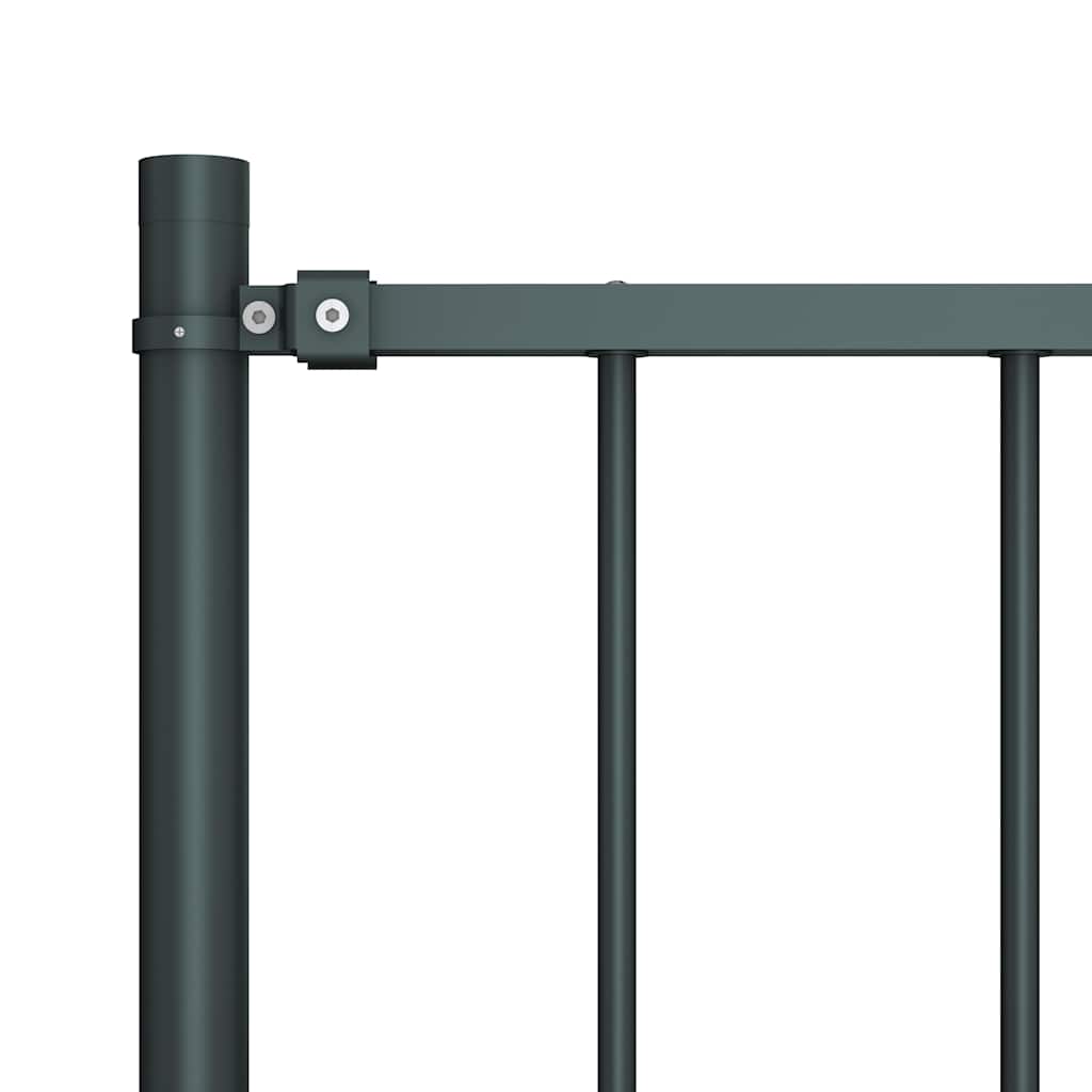 vidaXL Fence Panel Woerden with Posts Steel 1.7x1 m Anthracite 3