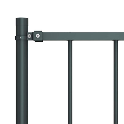 vidaXL Fence Panel Woerden with Posts Steel 1.7x1 m Anthracite 3