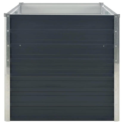 vidaXL Raised Garden Bed | Anthracite | Galvanised Steel | Medium | Durable 5
