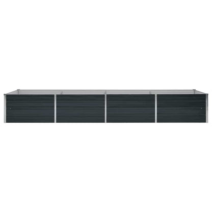 vidaXL Raised Bed | Anthracite | Galvanised steel | Large |  Durable 4