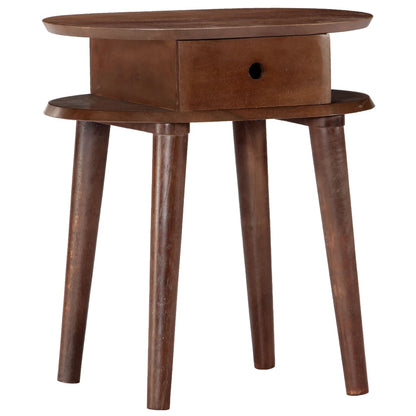 vidaXL Bedside Cabinet 50x35x55 cm Solid Acacia Wood 1
