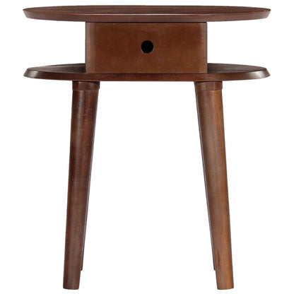 vidaXL Bedside Cabinet 50x35x55 cm Solid Acacia Wood 3