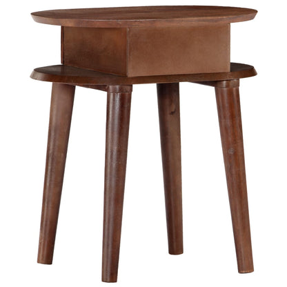 vidaXL Bedside Cabinet 50x35x55 cm Solid Acacia Wood 4