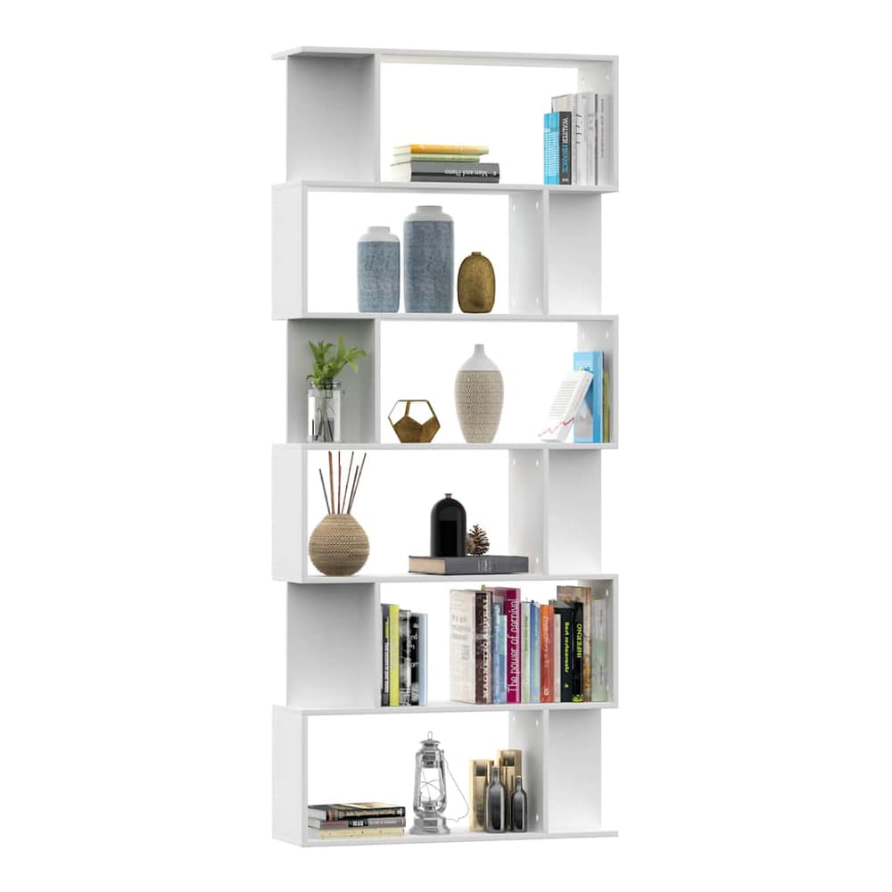 Book Cabinet/Room Divider 80x24x192 cm White