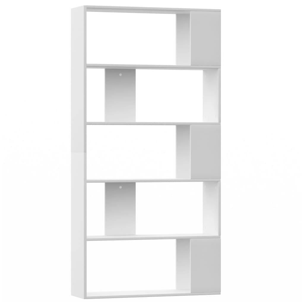 vidaXL Book Cabinet | White | Engineered wood | Large | Book Cabinet 2