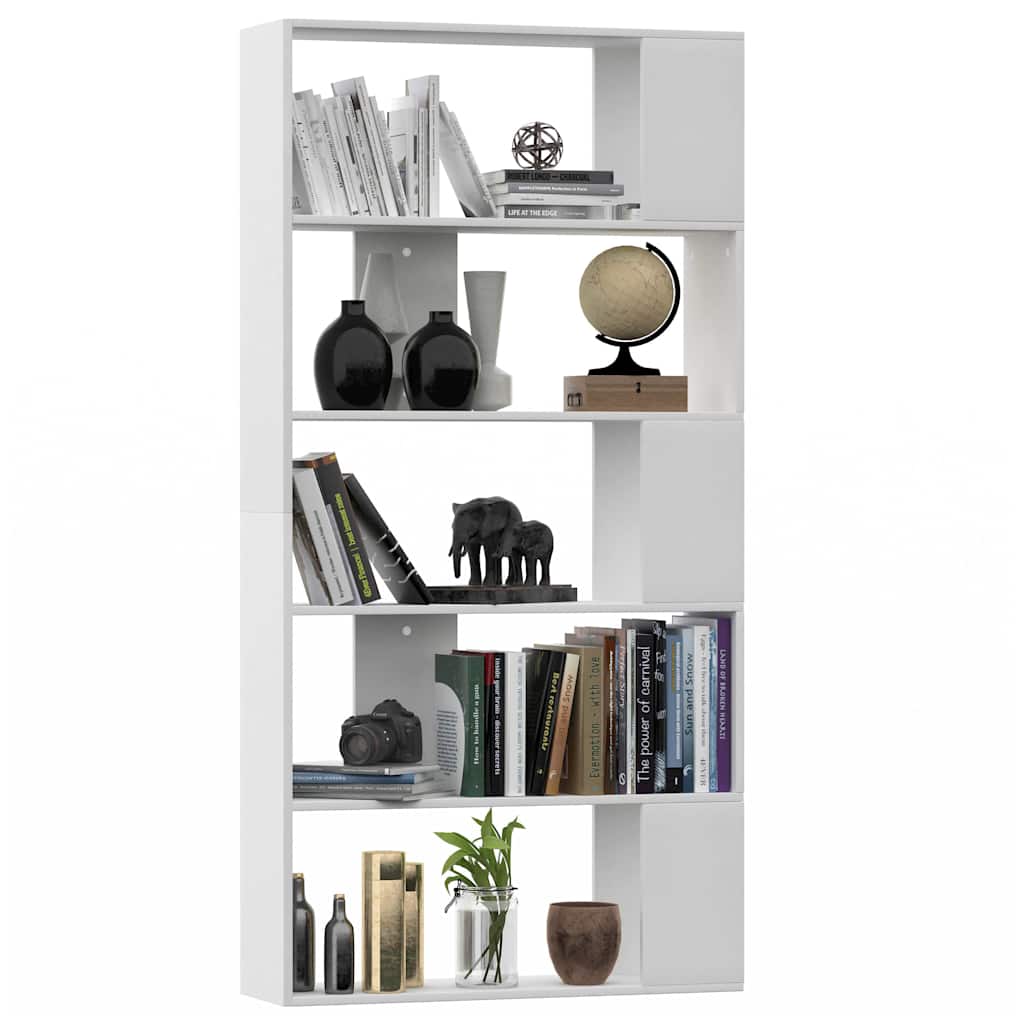 vidaXL Book Cabinet | White | Engineered wood | Large | Book Cabinet 3