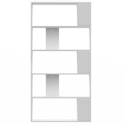 vidaXL Book Cabinet | White | Engineered wood | Large | Book Cabinet 5