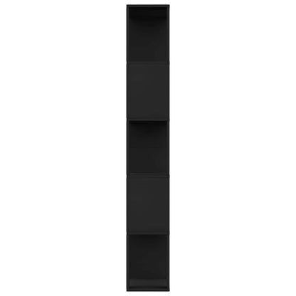 vidaXL Book Cabinet | Black | Engineered wood | 80 x 24 x 159 cm | Book Cabinet 6