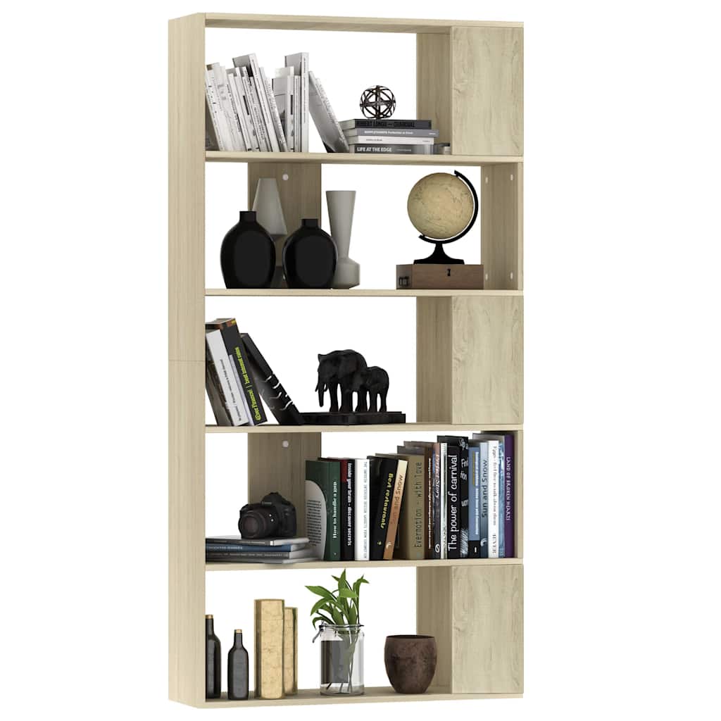 vidaXL Book Cabinet | Sonoma Oak | Engineered Wood | Standard | Book Cabinet 3