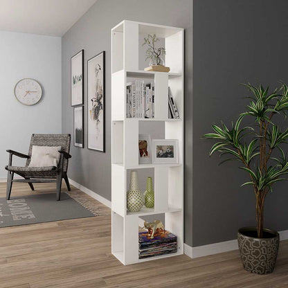 vidaXL Book Cabinet | White | Engineered Wood | Medium | Book Cabinet 4
