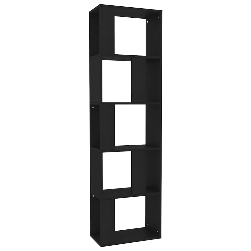 Book Cabinet/Room Divider 45x24x159 cm Black