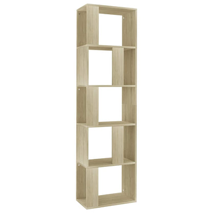 vidaXL Book Cabinet | Sonoma oak | Engineered wood | 45x24x159 cm | Book Cabinet 2