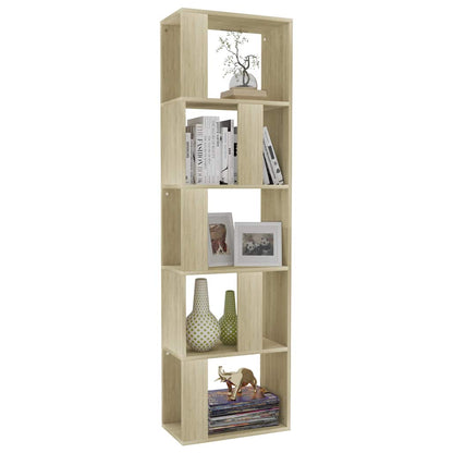 vidaXL Book Cabinet | Sonoma oak | Engineered wood | 45x24x159 cm | Book Cabinet 3