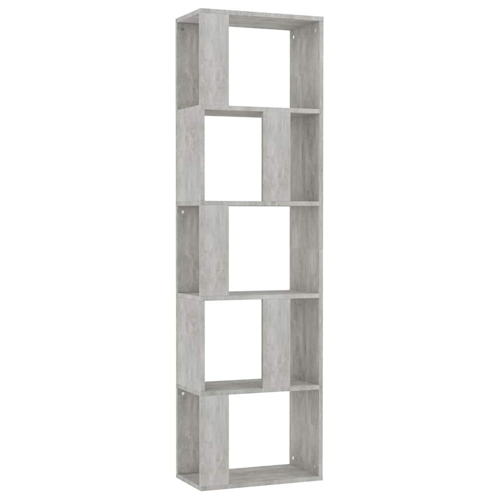 vidaXL Book Cabinet | Concrete Grey | Engineered Wood | 159 | Book Cabinet 2