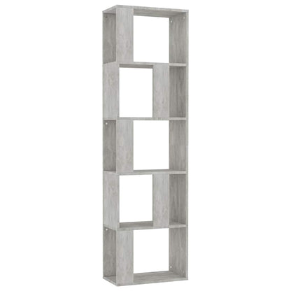 vidaXL Book Cabinet | Concrete Grey | Engineered Wood | 159 | Book Cabinet 2