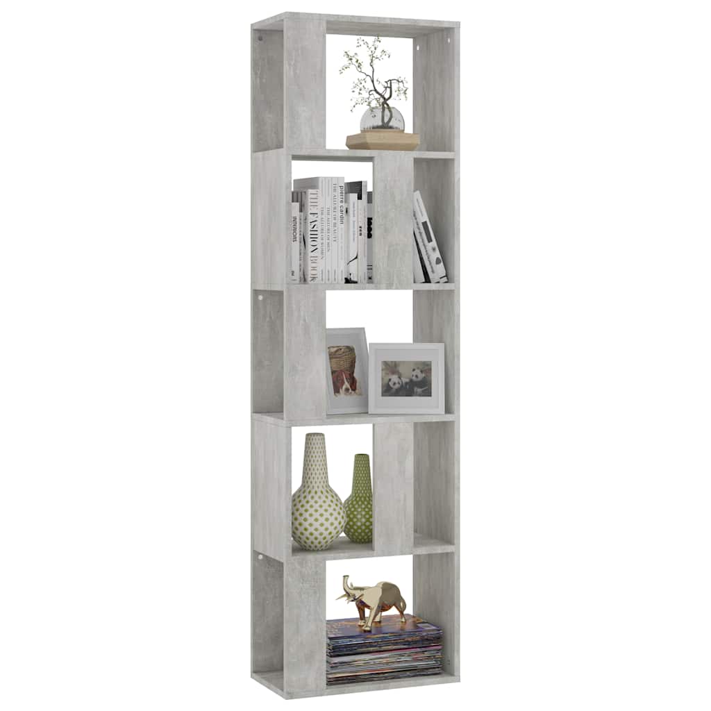 vidaXL Book Cabinet | Concrete Grey | Engineered Wood | 159 | Book Cabinet 3