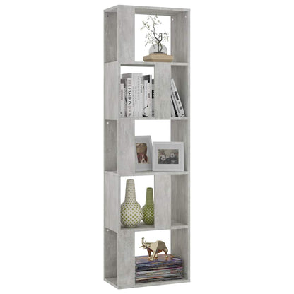 vidaXL Book Cabinet | Concrete Grey | Engineered Wood | 159 | Book Cabinet 3