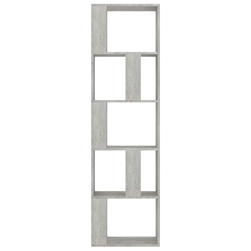 vidaXL Book Cabinet | Concrete Grey | Engineered Wood | 159 | Book Cabinet 5