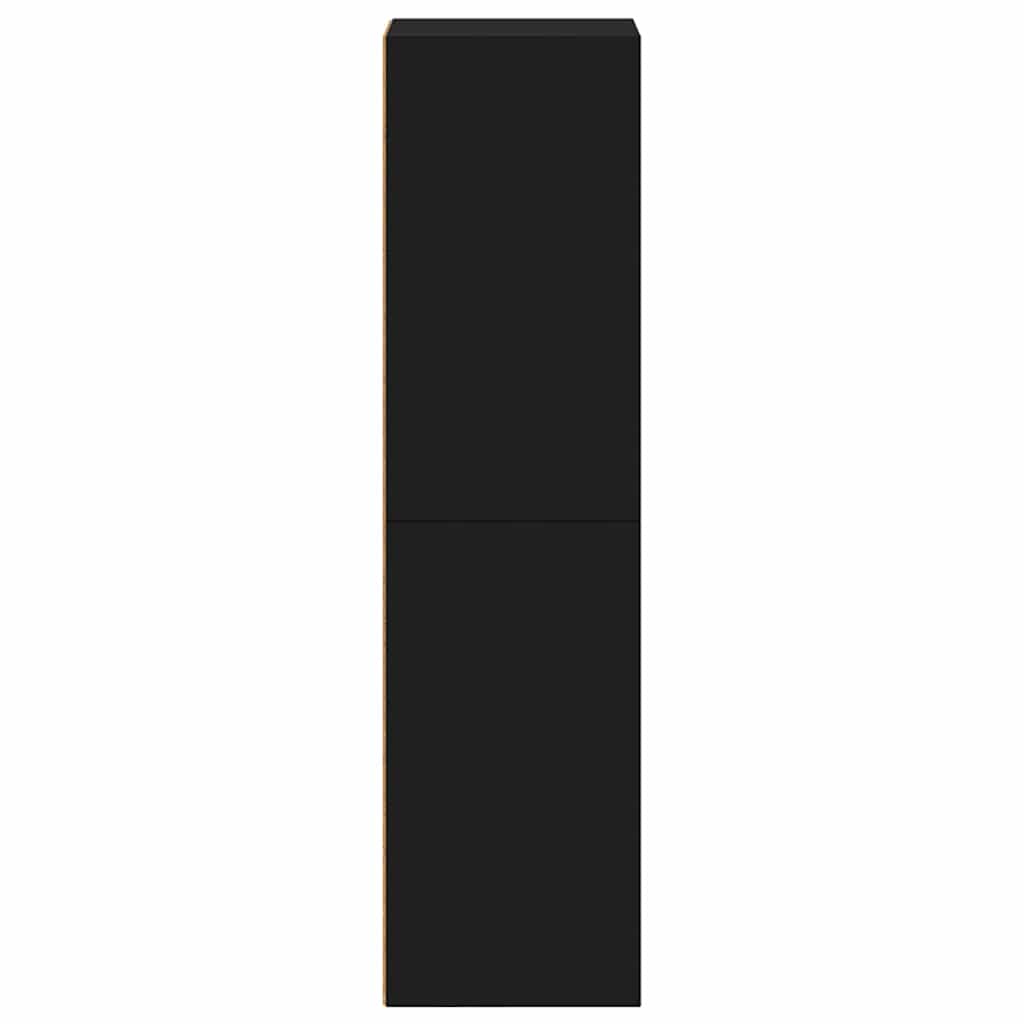 vidaXL Book Cabinet | Black | Engineered wood | Medium | Storage Cabinet 5