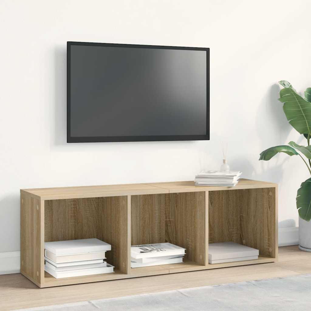 vidaXL Book Cabinet | Sonoma oak | Engineered wood | Medium | Book Cabinet 3