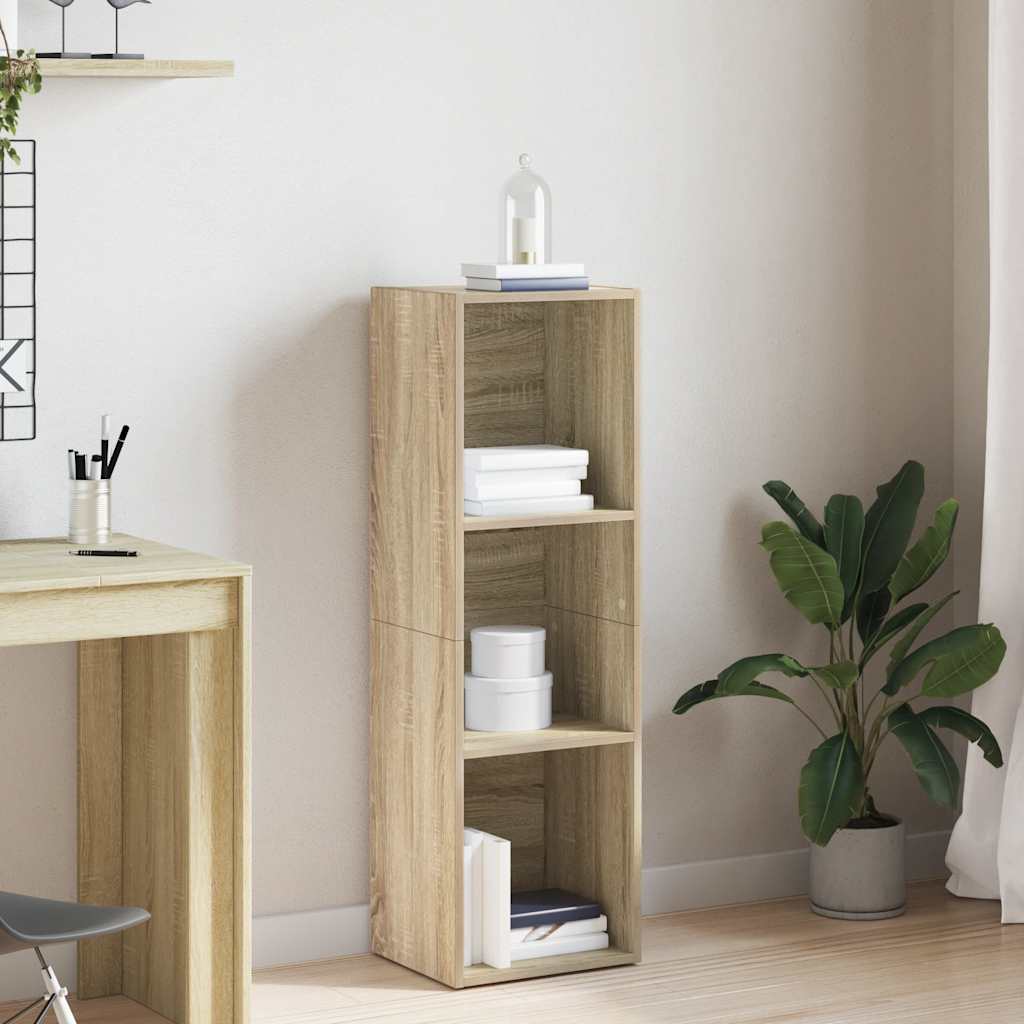 vidaXL Book Cabinet | Sonoma oak | Engineered wood | Medium | Book Cabinet 1