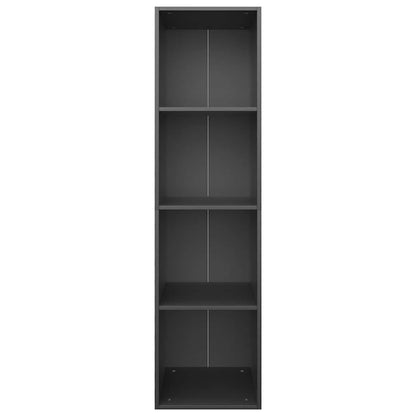 vidaXL Book Cabinet | Black | Engineered Wood | Medium | Bookshelf | Rectangular 4