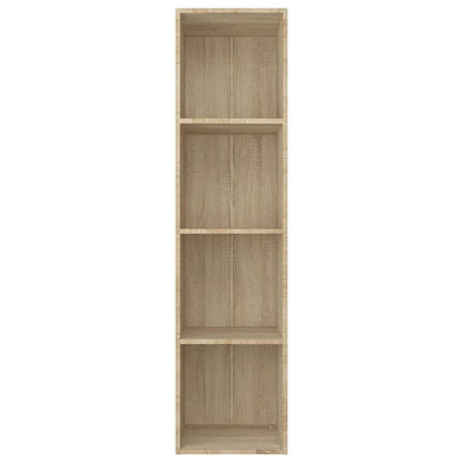vidaXL Book Cabinet/TV Cabinet Sonoma Oak 36x30x143 cm Engineered Wood 6