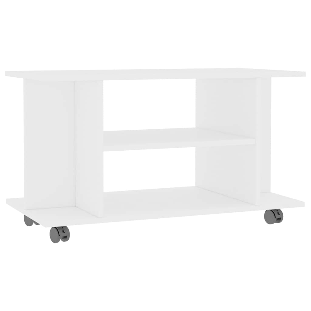vidaXL TV Cabinet | White | Engineered Wood | Compact | TV Cabinet | Rectangular 2
