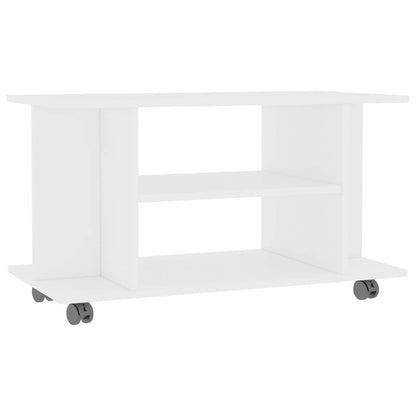 vidaXL TV Cabinet | White | Engineered Wood | Compact | TV Cabinet | Rectangular 2