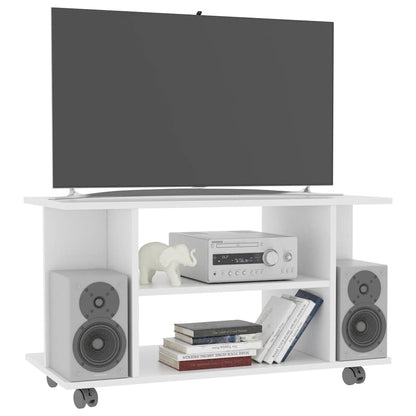 vidaXL TV Cabinet | White | Engineered Wood | Compact | TV Cabinet | Rectangular 3