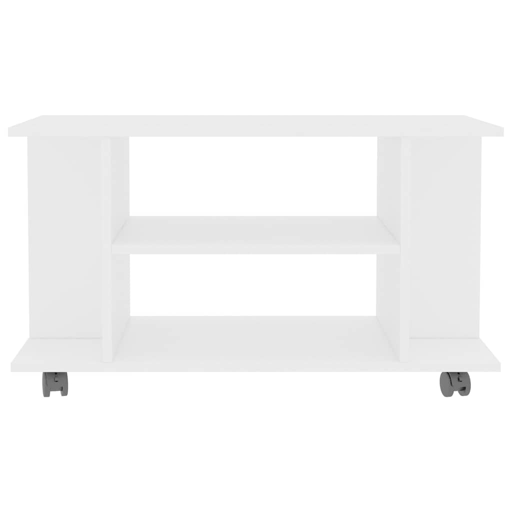 vidaXL TV Cabinet | White | Engineered Wood | Compact | TV Cabinet | Rectangular 4