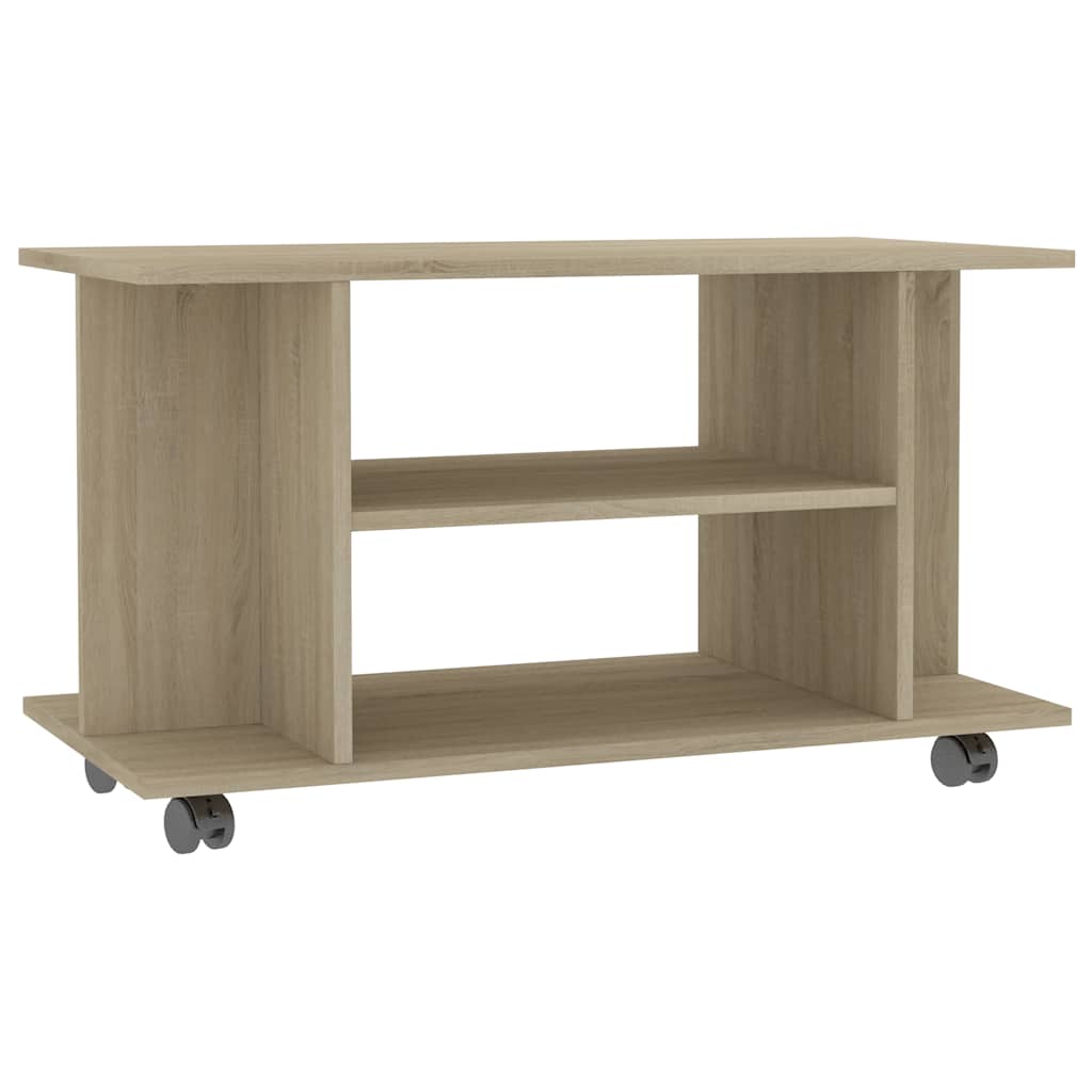 vidaXL TV Cabinet | Sonoma Oak | Engineered Wood | 80x40x45 cm | TV Cabinet 2