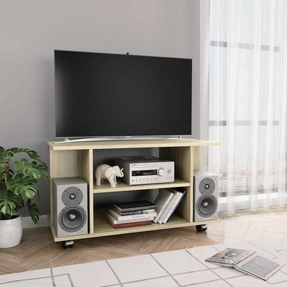 vidaXL TV Cabinet | Sonoma Oak | Engineered Wood | 80x40x45 cm | TV Cabinet 1