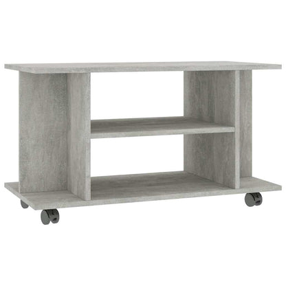 vidaXL TV Cabinet | Concrete grey | Engineered wood | 80x40x45 cm | TV Cabinet 2