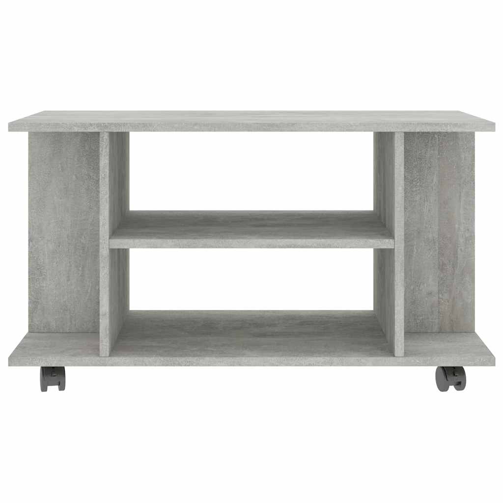 vidaXL TV Cabinet | Concrete grey | Engineered wood | 80x40x45 cm | TV Cabinet 4