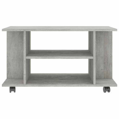 vidaXL TV Cabinet | Concrete grey | Engineered wood | 80x40x45 cm | TV Cabinet 4