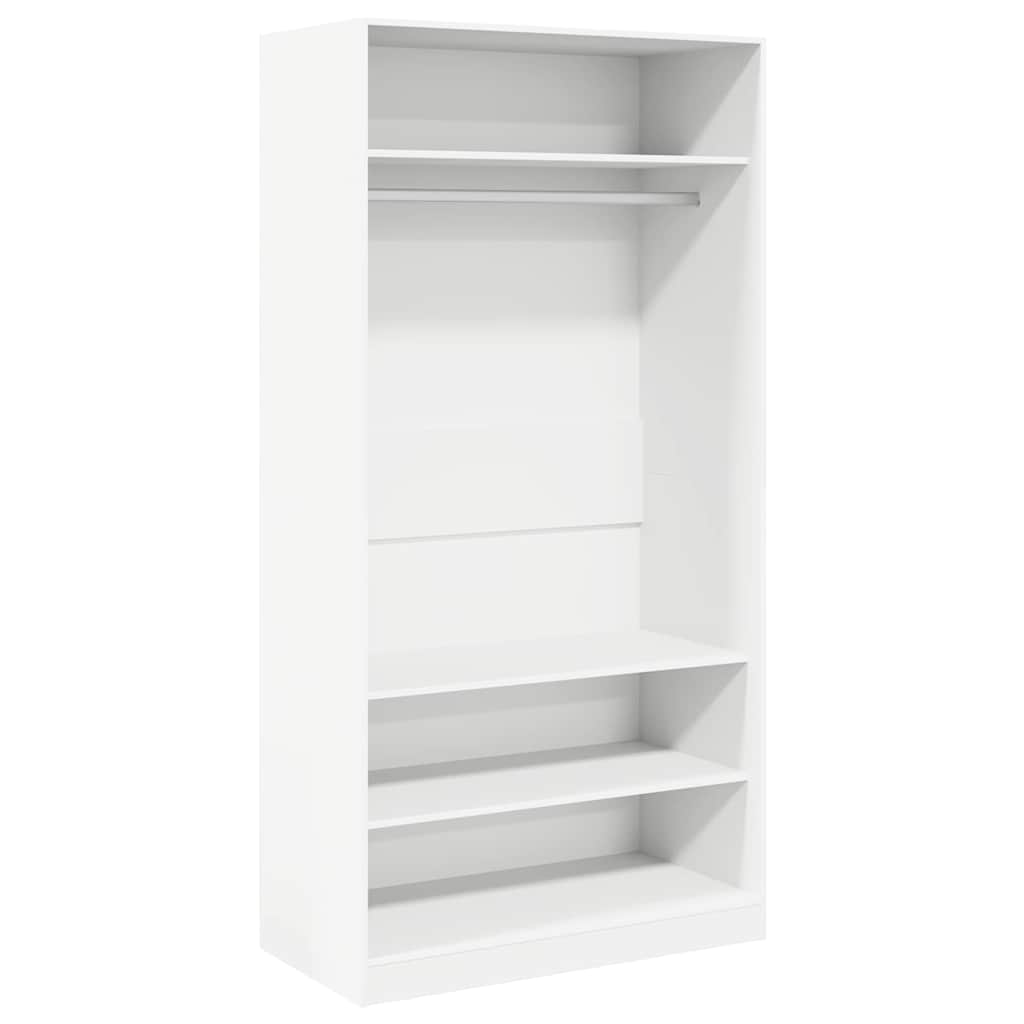 vidaXL Wardrobe | White | Engineered Wood | Compact | Wardrobe | Rectangular 2